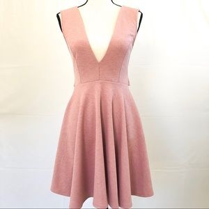 Rose colored dress